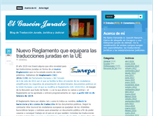 Tablet Screenshot of elgasconjurado.com